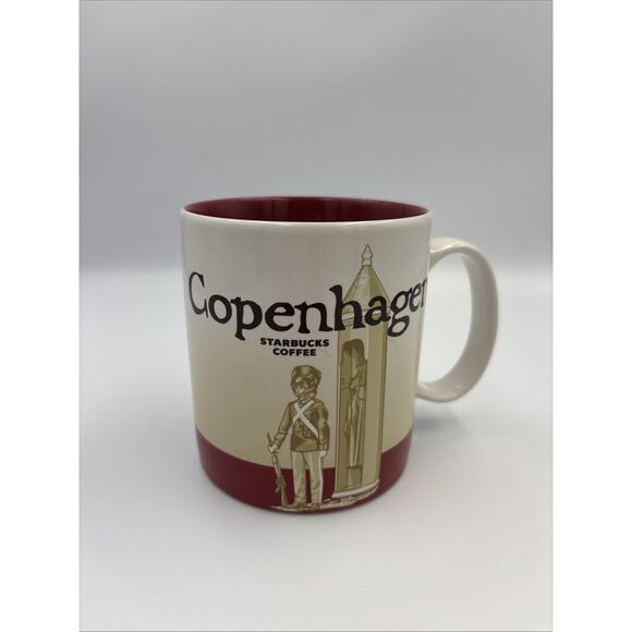 Starbucks Copenhagen Kobenhavn Global City Icon 16oz Ceramic Coffee Mug 2012 - Picture 1 of 5